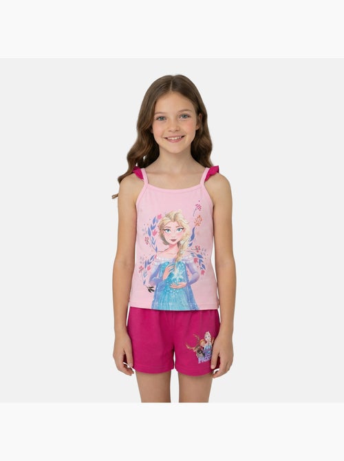 Disney - Ensemble fille T-shirt à bretelles et short - Kiabi