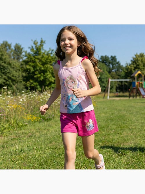 Disney - Ensemble fille T-shirt à bretelles et short - Kiabi