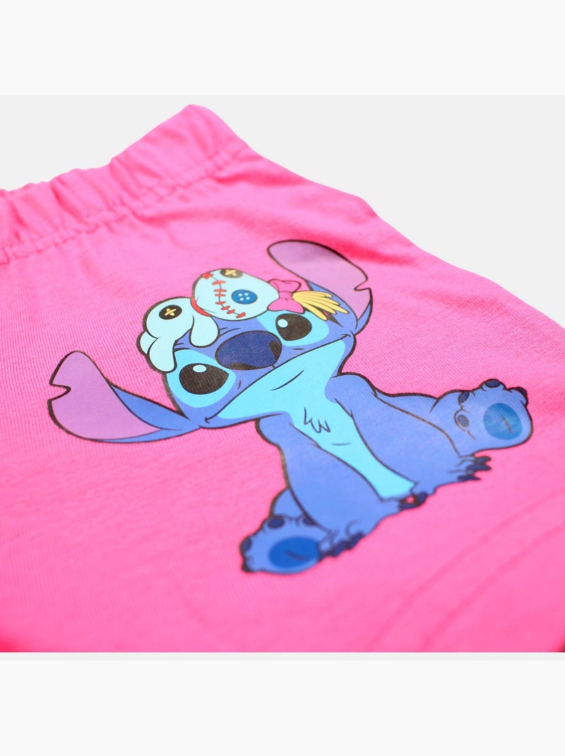 Disney - Ensemble fille T-shirt manches courtes et short Rose fushia - Kiabi