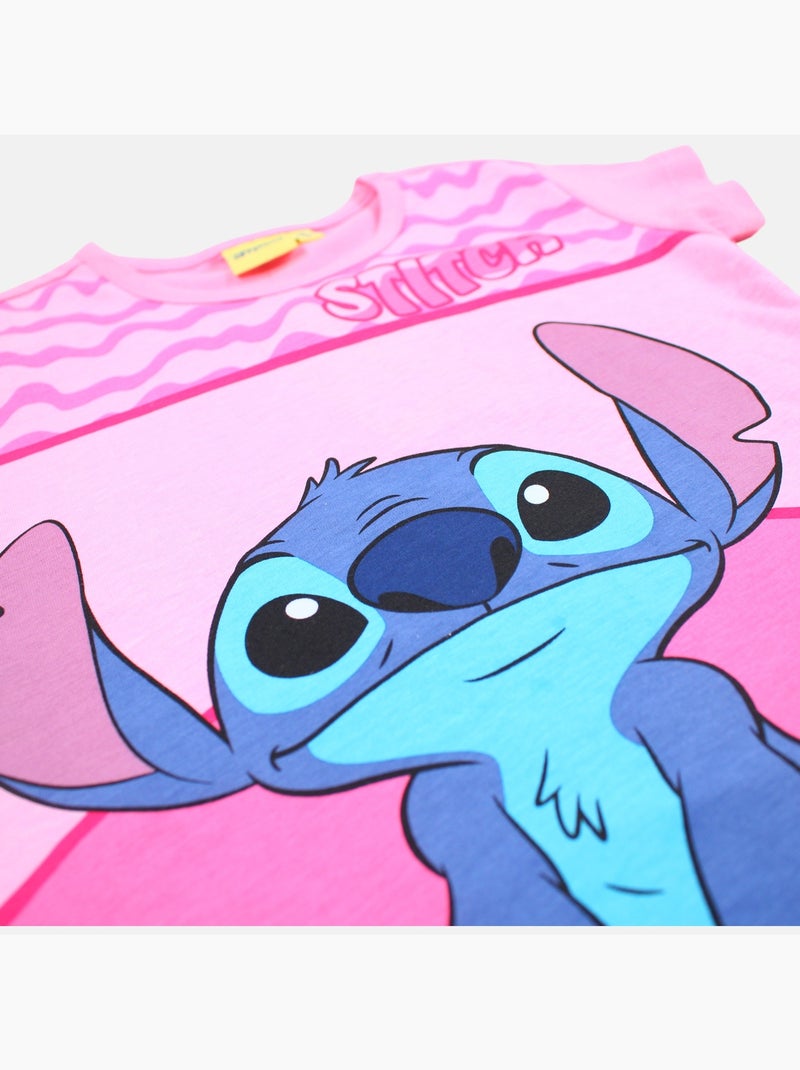 Disney - Ensemble fille T-shirt manches courtes et short Rose - Kiabi