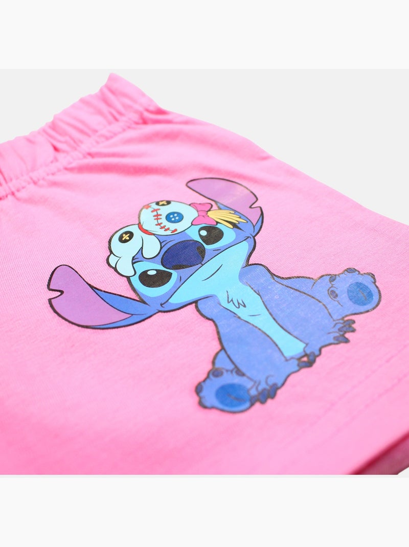 Disney - Ensemble fille T-shirt manches courtes et short Rose - Kiabi