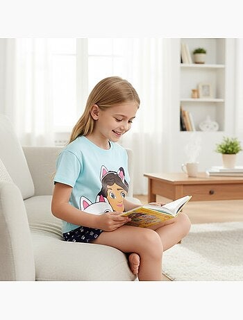 Disney - Ensemble fille tee-shirt short imprimé