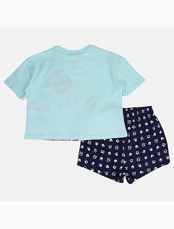 Disney - Ensemble fille tee-shirt short imprimé
