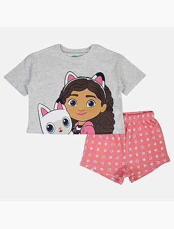 Disney - Ensemble fille tee-shirt short imprimé