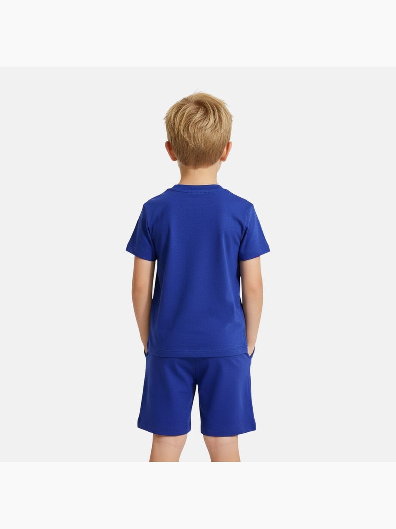 Disney - Ensemble garçon T-shirt manches courtes et short Bleu marine - Kiabi