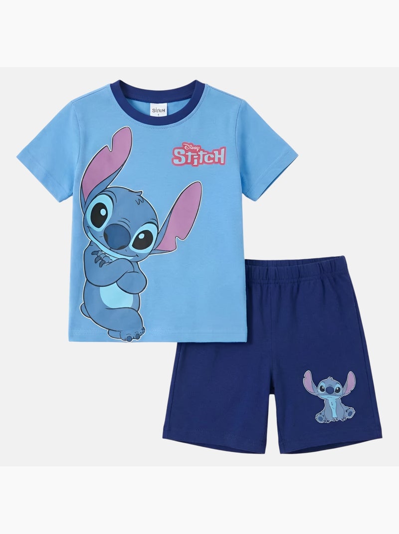 Disney - Ensemble garçon T-shirt manches courtes et short Bleu marine - Kiabi