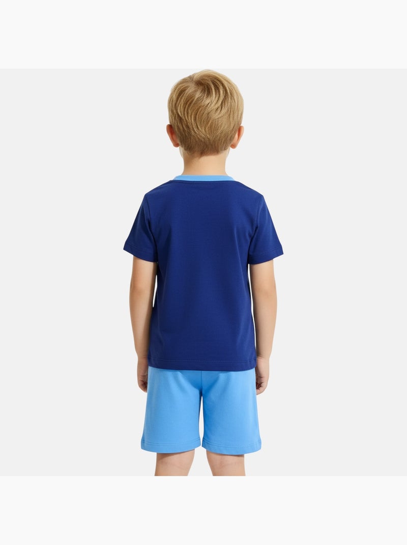 Disney - Ensemble garçon T-shirt manches courtes et short Bleu - Kiabi