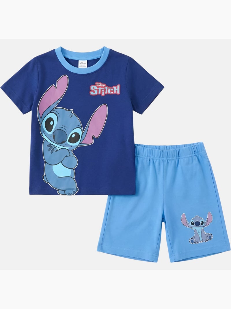 Disney - Ensemble garçon T-shirt manches courtes et short Bleu - Kiabi