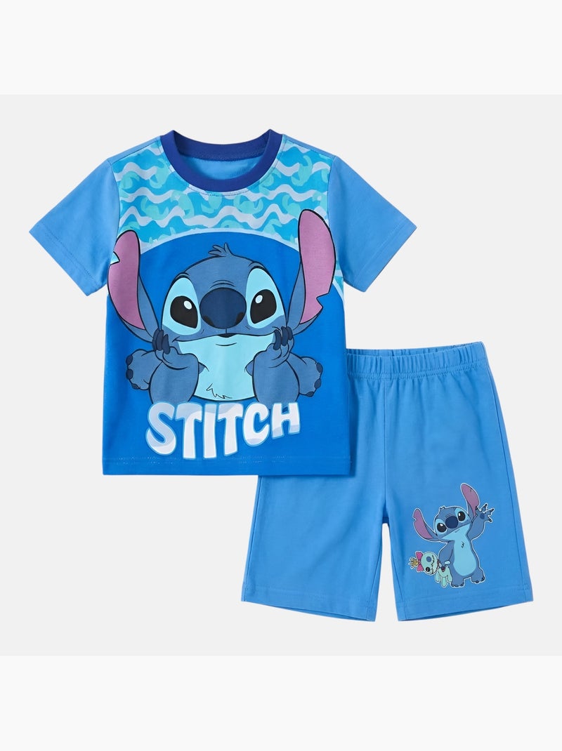 Disney - Ensemble garçon T-shirt manches courtes et short Bleu - Kiabi