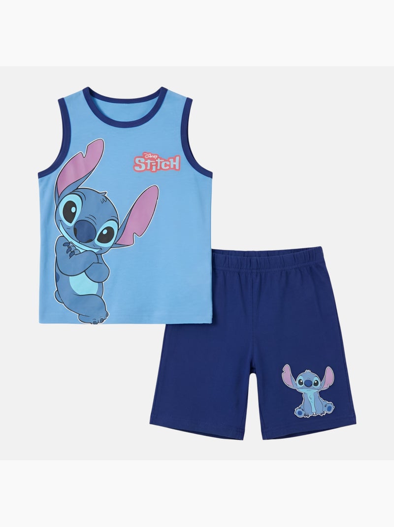Disney - Ensemble garçon T-Shirt sans manches et short Bleu marine - Kiabi