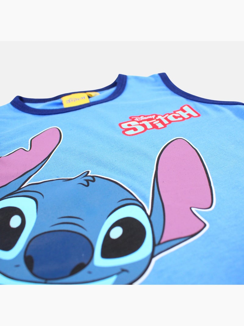 Disney - Ensemble garçon T-Shirt sans manches et short Bleu marine - Kiabi