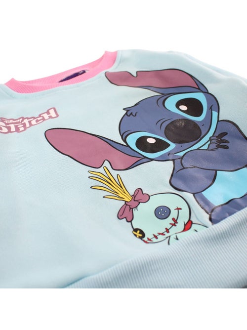Disney - Ensemble jogging fille sweat capuche et pantalon à motif - Kiabi