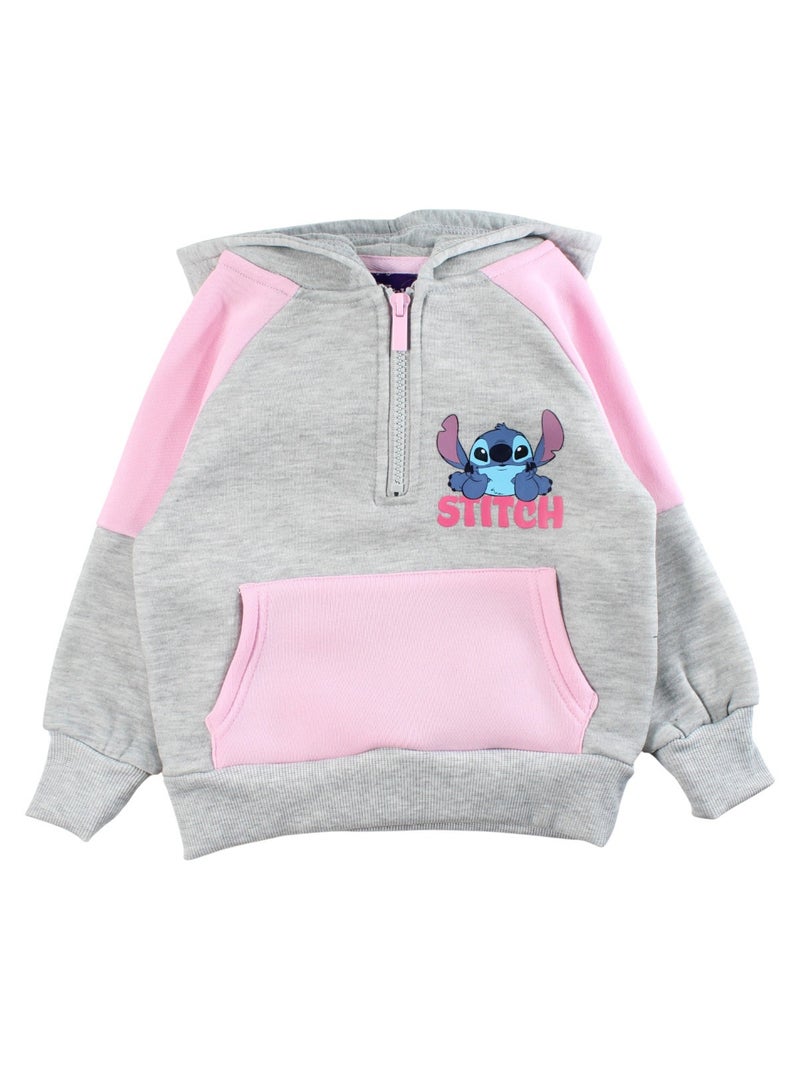 Disney - Ensemble jogging fille sweat capuche et pantalon à motif Gris - Kiabi
