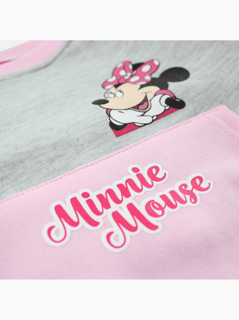 Disney - Ensemble jogging fille sweat et pantalon imprim? Gris - Kiabi