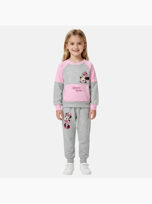 Disney - Ensemble jogging fille sweat et pantalon imprimé - Kiabi