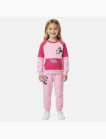 Disney - Ensemble jogging fille sweat et pantalon imprimé