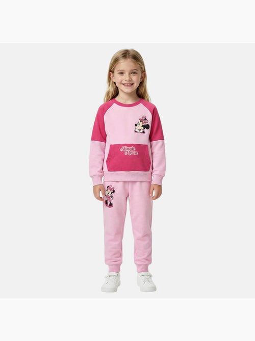 Disney - Ensemble jogging fille sweat et pantalon imprimé - Kiabi