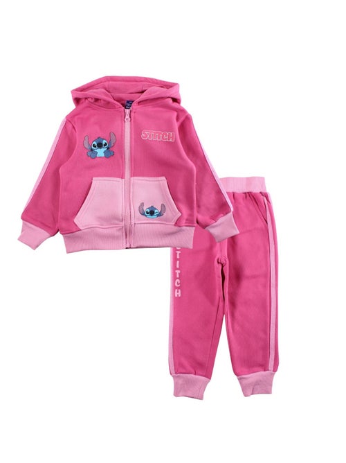 Disney - Ensemble jogging fille veste capuche et pantalon à motif - Kiabi
