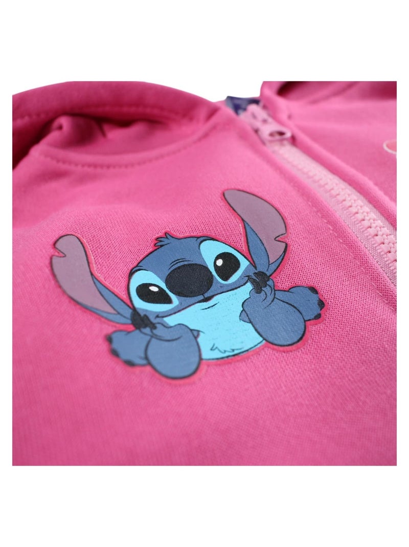 Disney - Ensemble jogging fille veste capuche et pantalon à motif Rose - Kiabi