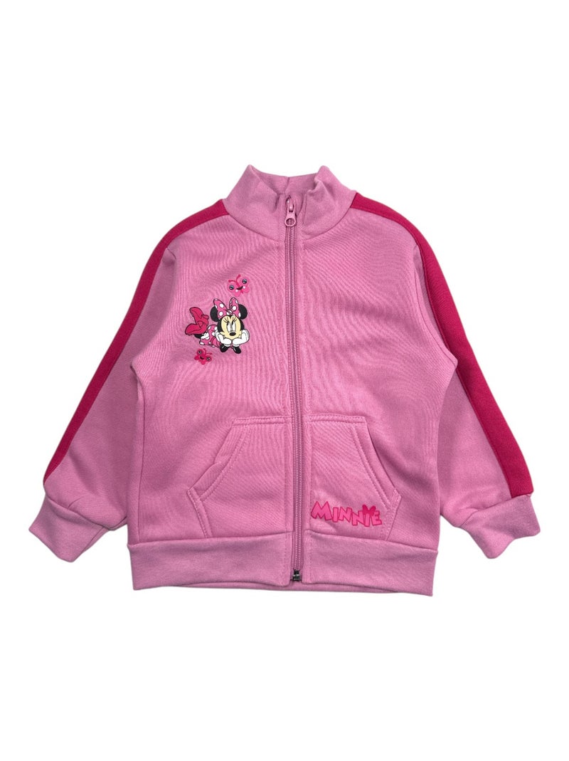 Disney - Ensemble jogging fille veste et pantalon imprimé Rose - Kiabi