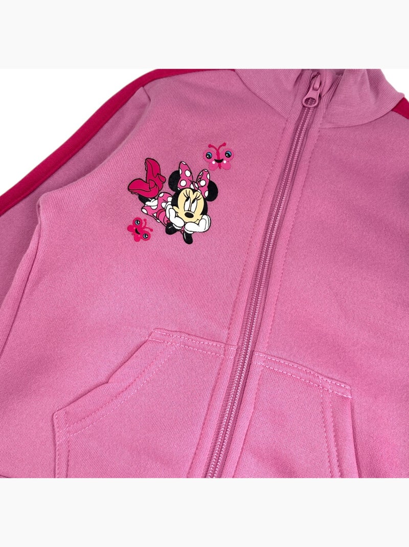 Disney - Ensemble jogging fille veste et pantalon imprimé Rose - Kiabi