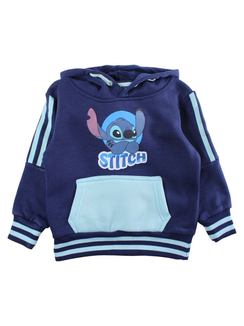 Disney - Ensemble jogging garçon sweat capuche et pantalon à motif Bleu marine - Kiabi
