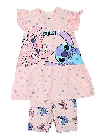 Disney - Ensemble Robe legging Imprimé Lilo Et Stitch