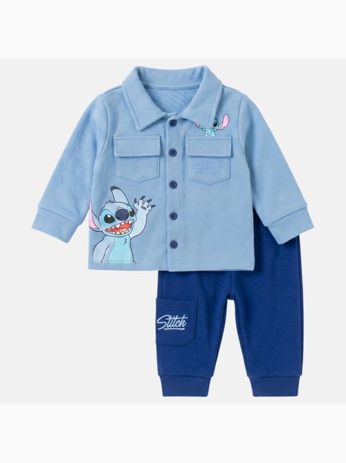 Disney - ensemble surchemise boutonnée et pantalon de jogging - Kiabi Disney - ensemble surchemise boutonnée et pantalon de jogging - Kiabi