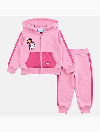 Disney - Ensemble survêtement fille imprimé avec capuche