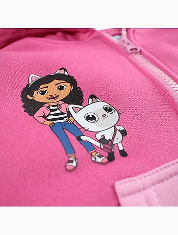 Disney - Ensemble survêtement fille imprimé avec capuche