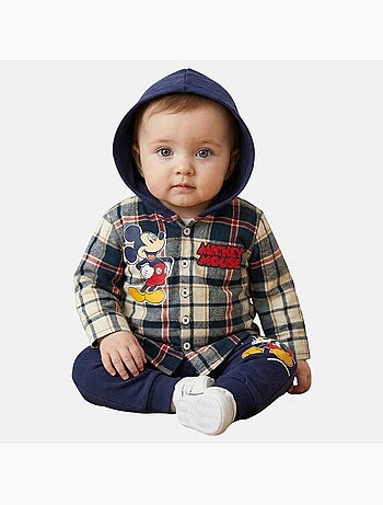 Disney - Ensemble Sweat à capuche et Pantalon bébé Mickey .