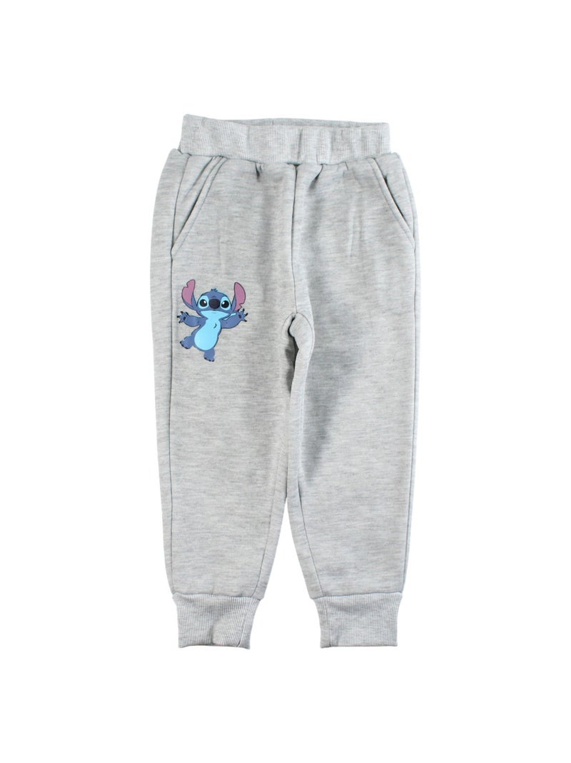 Disney - Ensemble sweat à capuche et pantalon de jogging Lilo et Stitch fille Gris - Kiabi