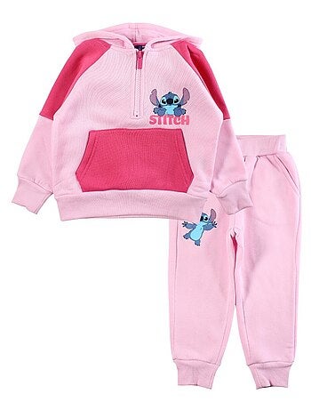 Disney - Ensemble sweat à capuche et pantalon de jogging Lilo et Stitch fille