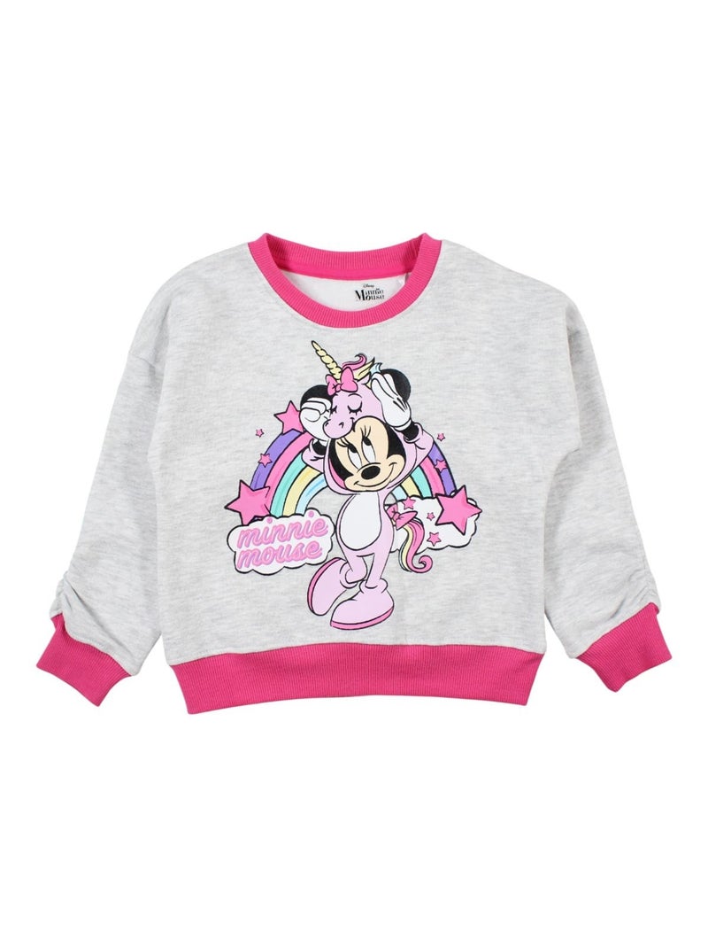 Disney - Ensemble Sweat et pantalon de jogging fille Minnie Rose - Kiabi