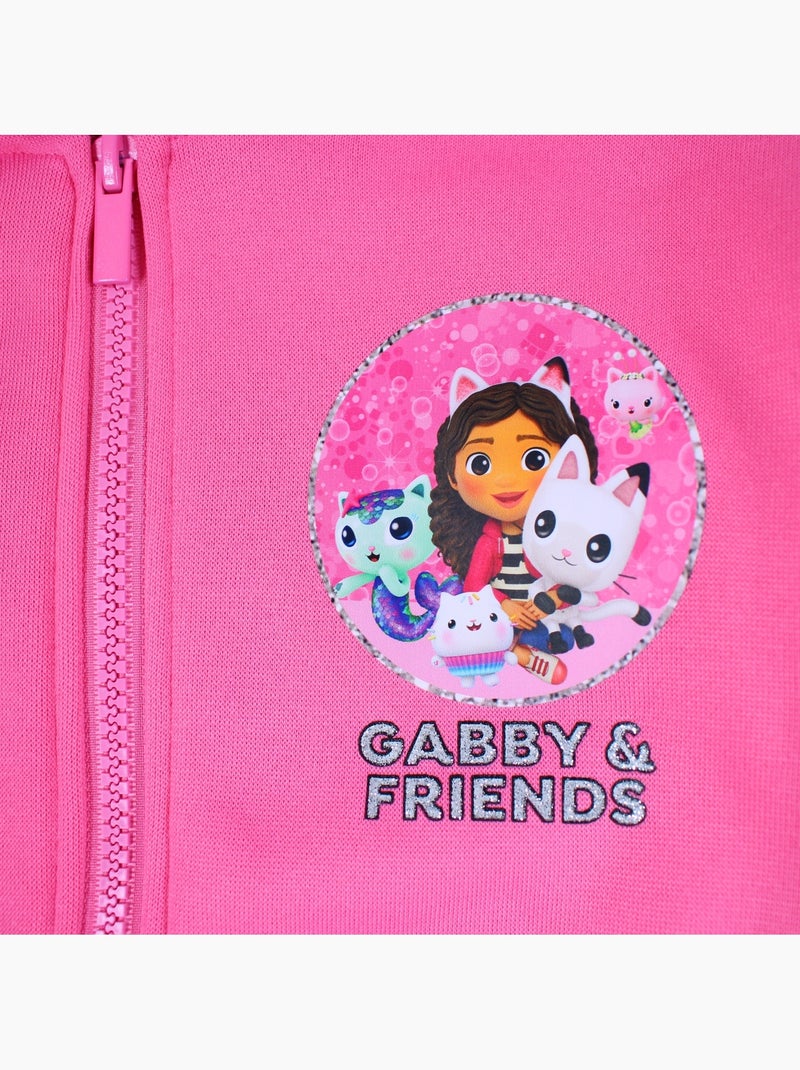 Disney - ensemble sweat et pantalon de jogging imprimés, finitions bord-côte Rose - Kiabi