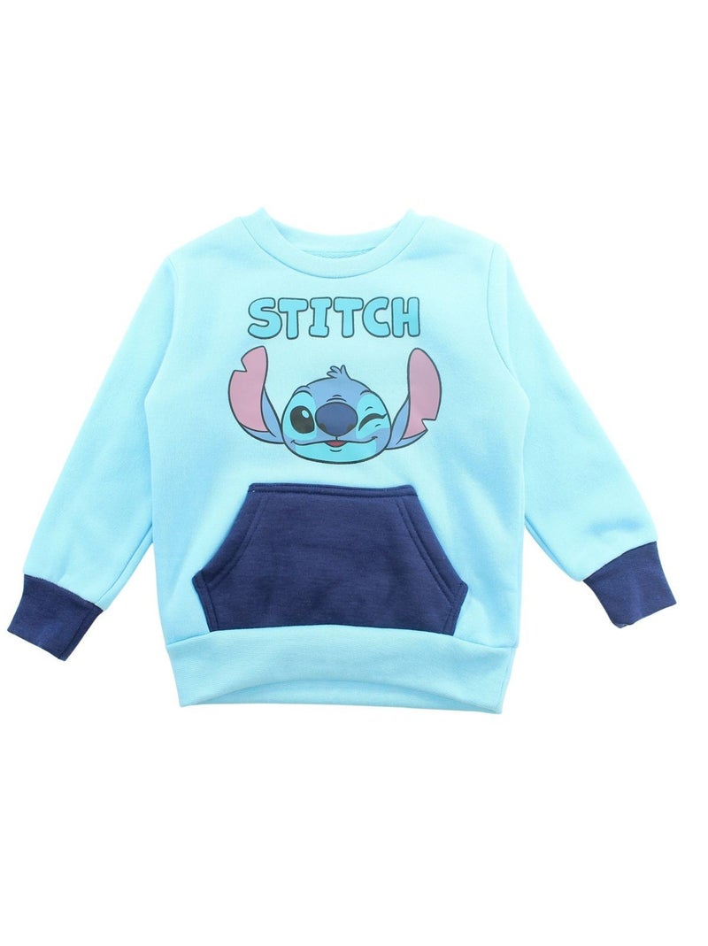 Disney - Ensemble Sweat et pantalon de jogging Lilo et Stitch Bleu - Kiabi