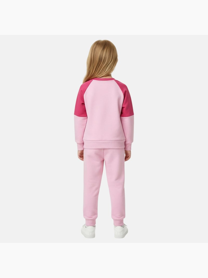 Disney - Ensemble Sweat et pantalon de jogging Minnie Fille Rose - Kiabi