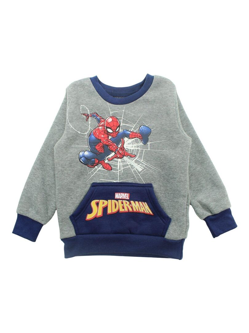 Disney - Ensemble ​​Veste pantalon garçon Imprimé Spiderman - Gris - Kiabi  - 22.43€