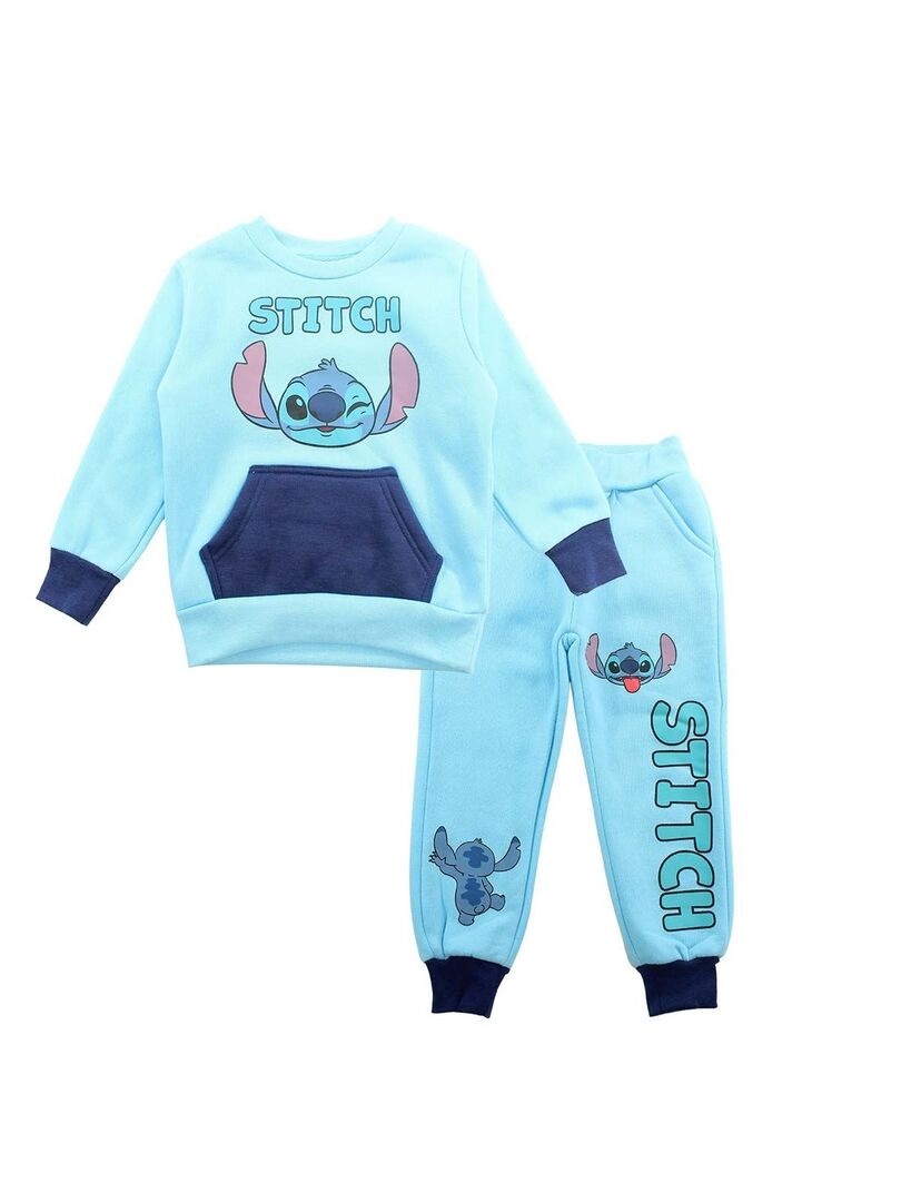Ensemble Fille Kiabi Mango : Sweat Bleu Et Jean - Taille 3/4 Ans - Occasion Très Bon état