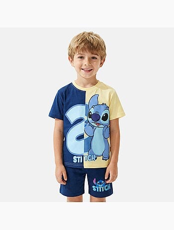 Disney - Ensemble T-shirt 2 couleurs et short assorti avec personnage