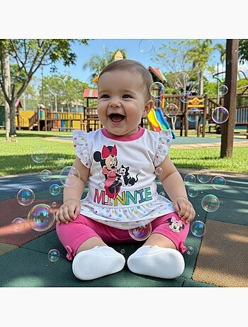 Disney - Ensemble T-shirt avec motif et legging bébé