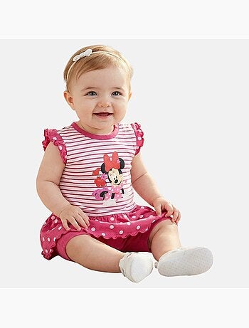 Disney - Ensemble T-shirt et Leeging bébé Fille Minnie .