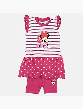 Disney - Ensemble T-shirt et Leeging bébé Fille Minnie .