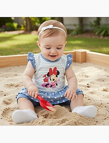 Disney - Ensemble T-shirt et Leeging bébé Fille Minnie .