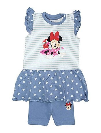 Disney - Ensemble T-shirt et Leeging bébé Fille Minnie Rose