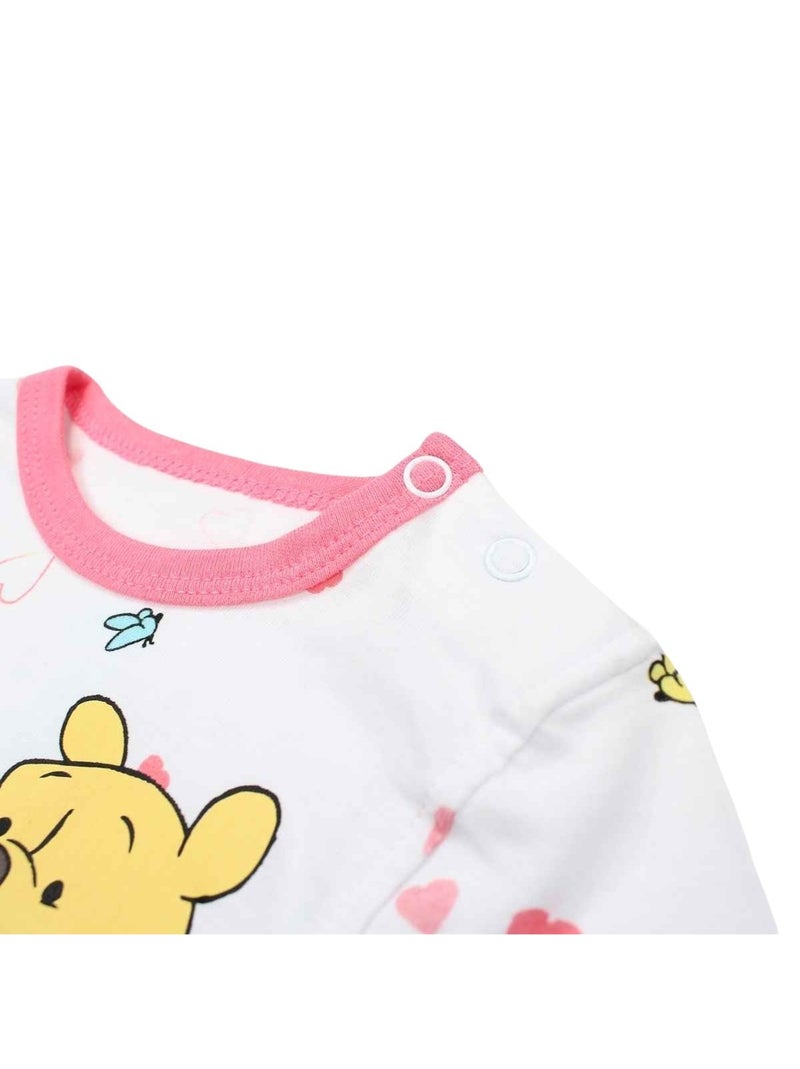 Disney - Ensemble T-shirt et Legging bébé Fille Winnie l'Ourson Rose fushia - Kiabi
