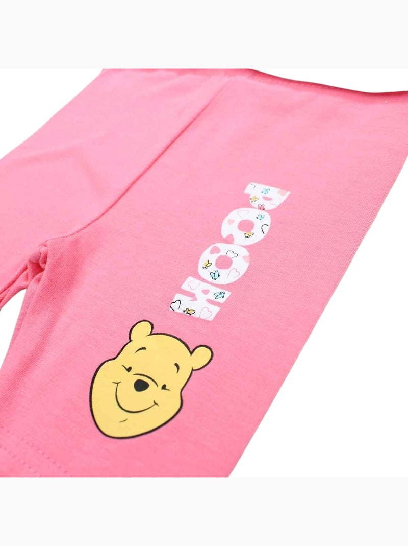 Disney - Ensemble T-shirt et Legging bébé Fille Winnie l'Ourson Rose fushia - Kiabi