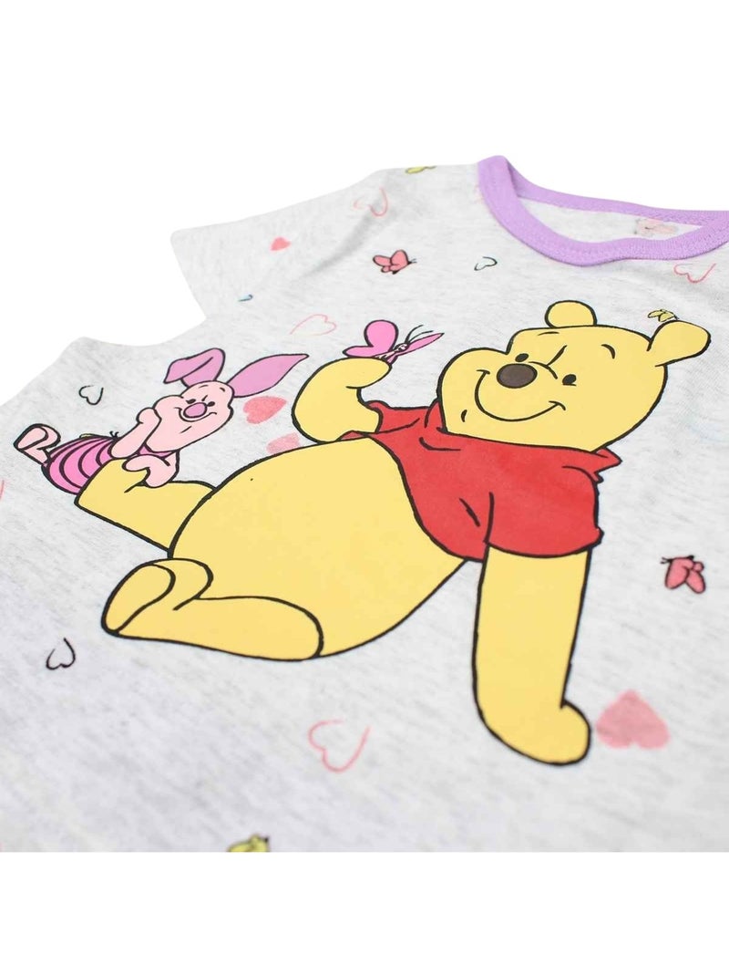 Disney - Ensemble T-shirt et Legging bébé Fille Winnie l'Ourson Violet - Kiabi