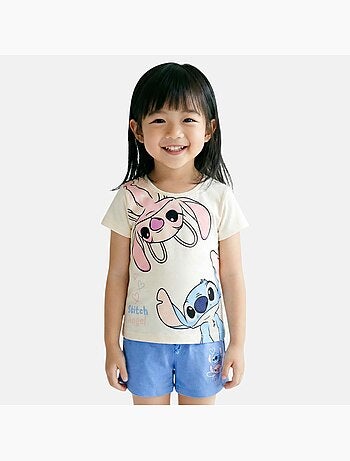Disney - Ensemble T-shirt et short assorti avec personnage fille