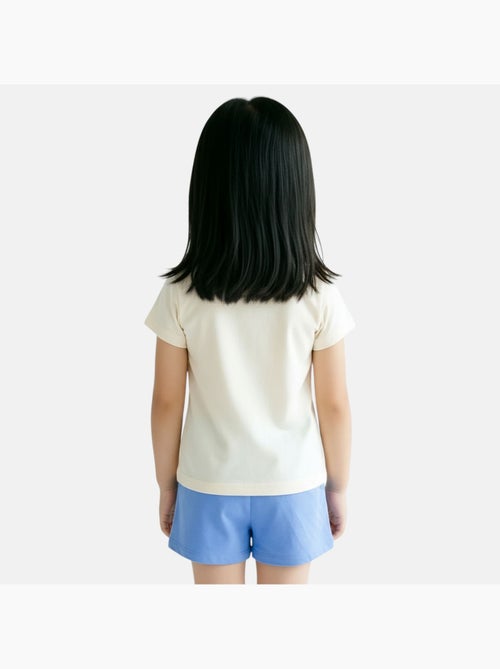 Disney - Ensemble T-shirt et short assorti avec personnage fille - Kiabi Disney - Ensemble T-shirt et short assorti avec personnage fille - Kiabi